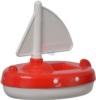 Две парусные лодки для водных треков AquaPlay Big 8700000254 красная лодочка