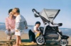 Трехколесная прогулочная коляска Peg-Perego GT3 на прогулке с мамой