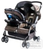 Прогулочная коляска для двойни Peg-perego Aria Twin 2013 с автокреслом