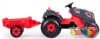 Трактор педальный Smoby XXL с прицепом арт. 710200 вид сбоку