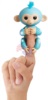 Интерактивные обезьянки Fingerlings Glitter на пальчике, вид спереди