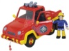 Пожарный Сэм Simba Машина со звуком и функцией воды с фигуркой 9251054 дверки открываются