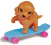Кукла Simba Evi на скутере и скейт и собачка 2 вида 12 см 5732295