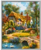  Schipper Картина по номерам 24х30 Старый Английский дом 9240831 в серебряной рамке
