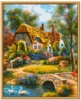  Schipper Картина по номерам 24х30 Старый Английский дом 9240831 в золотой рамке