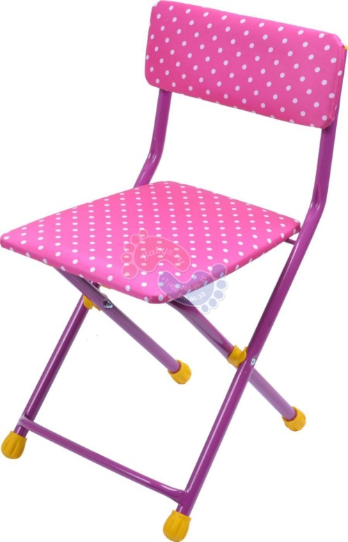 Детский стул Ника СТУ3 Розовый горошек