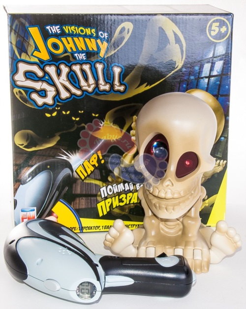 Тир проекционный Johnny the Skull Джонни-Черепок с 1 бластером 0669