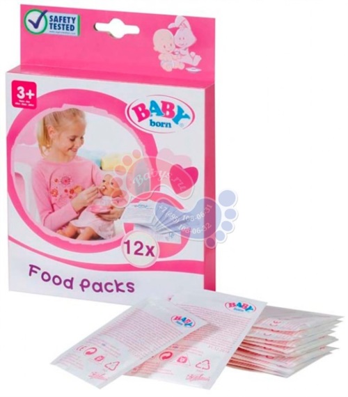 Детское питание Zapf Creation Baby born 12 пакетиков 779-170