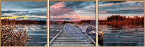 Schipper Раскраска по номерам Восход на озере 9470754