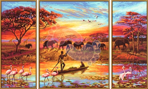 Schipper Раскраска Триптих Африка Магический континент 9260627