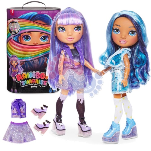 Кукла MGA Entertainment Poopsie Slime Rainbow Dream 561347 голубая/фиолетовая