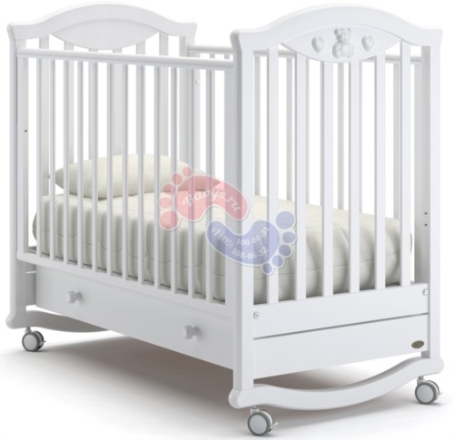 Детская кроватка Nuovita Lusso Dondolo Bianco / Белый