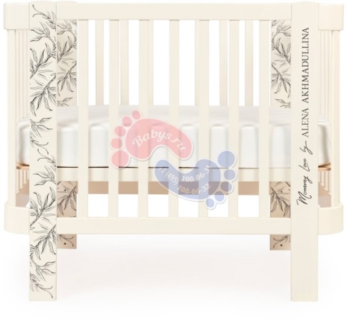 Кроватка Happy Baby Mommy by Alena Ahmadullina Milky