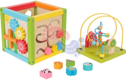 Детская игрушка Edufun Развитика развивающий Куб 5 в 1 R-EF1004