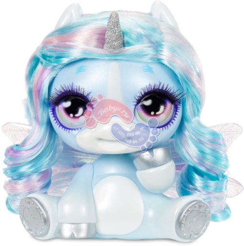 Фигурка MGA Poopsie Surprise Unicorn 567301 Голубой единорог с волосами c аксессуарами