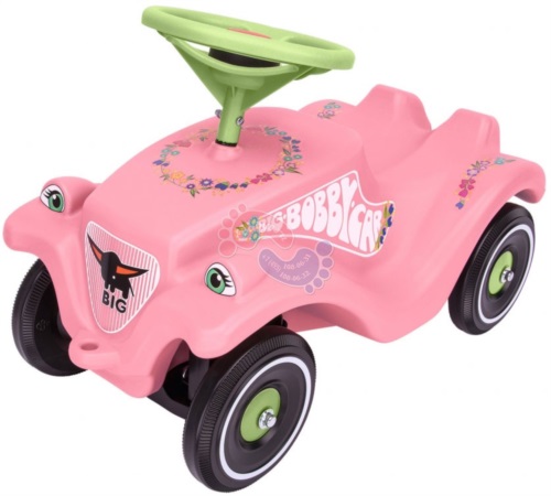 Машинка каталка BIG Bobby Car Classic Розовые цветы 800056110