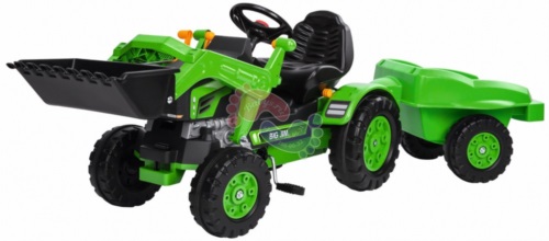 Детский педальный трактор с прицепом Big 800056516