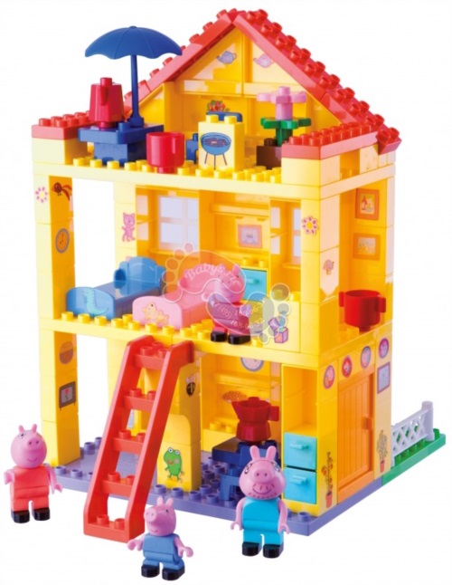 Детский конструктор любимый дом BIG Peppa Pig 57078