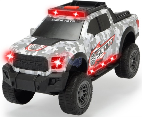 Детская машинка Dickie Toys Scout Ford F150 Raptor, свет, звук 3756000 
