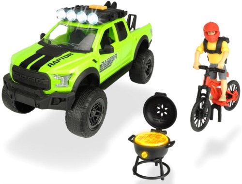 Детский набор велосипедиста Dickie Toys Ford Raptor PlayLife, свет, звук 3835003