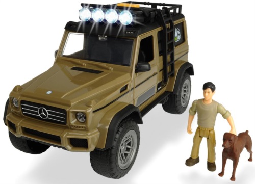 Детский набор охотника Dickie Toys MB AMG 500 4x4 PlayLife, свет, звук 3834002
