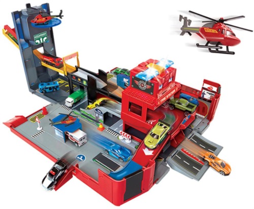 Детский набор Dickie Toys Складная пожарная машина, свет, звук 3719005 