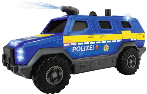 Детская машинка Dickie Toys полицейский внедорожник, водный насос, свет, звук 3713009 