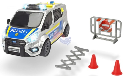 Машинка полицейский минивэн Dickie Toys Ford Transit, свет, звук 3715013 