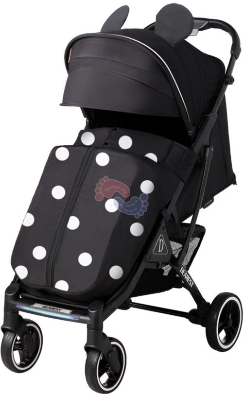 Прогулочная коляска Dearest 819 Plus Black 2022 Premium Set Micky