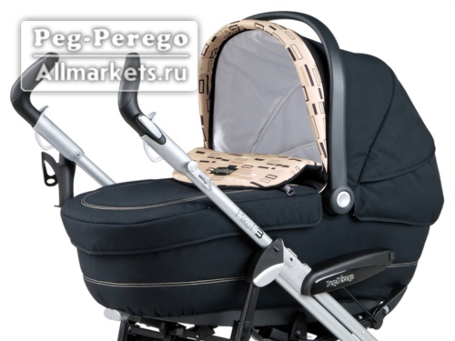 Детская люлька Peg-Perego Navetta XL Black Step (Пег-Перего Наветта ИксЭль Блэк Степ) 2010