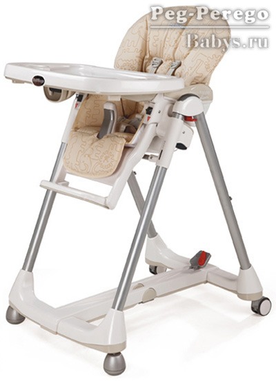 Стульчик для кормления Peg-Perego Prima Pappa Diner Savana Beige (Пег-Перего Прима Паппа Динер Саванна Бейж) 2014