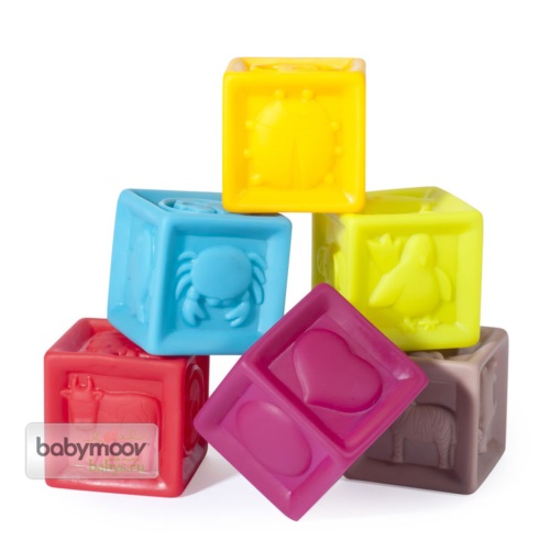 Набор игрушек для купания Кубики Babymoov арт. ВМ104925