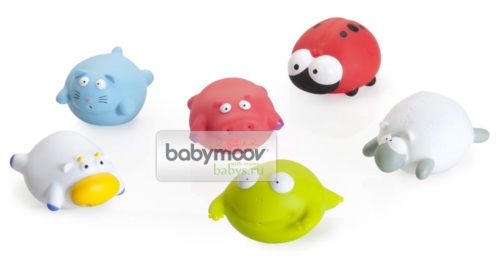 Набор игрушек для купания Ферма, 6 штук Babymoov арт. ВМ104917