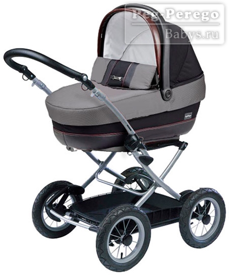 Спальная коляска для новорожденных Peg-Perego Navetta XL на шасси Velo Ardesia
