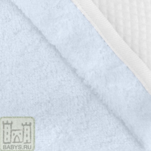 Red Castle Махровое полотенце-фартук с уголком от 0 до 36 месяцев, голубое-белое. Арт: 030831