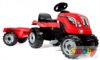 Трактор педальный XL с прицепом Claas Smoby 710108 / Смоби