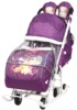 Санки коляска Disney Baby 2 с Винни Пухом баклажановый