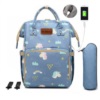 Сумка рюкзак для мам и малышей Dearest Blue pony/ голубой пони