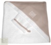 Полотенце Red Castle Hooded Towel с уголком + варежка (цвет белый-серый). Арт: 030447